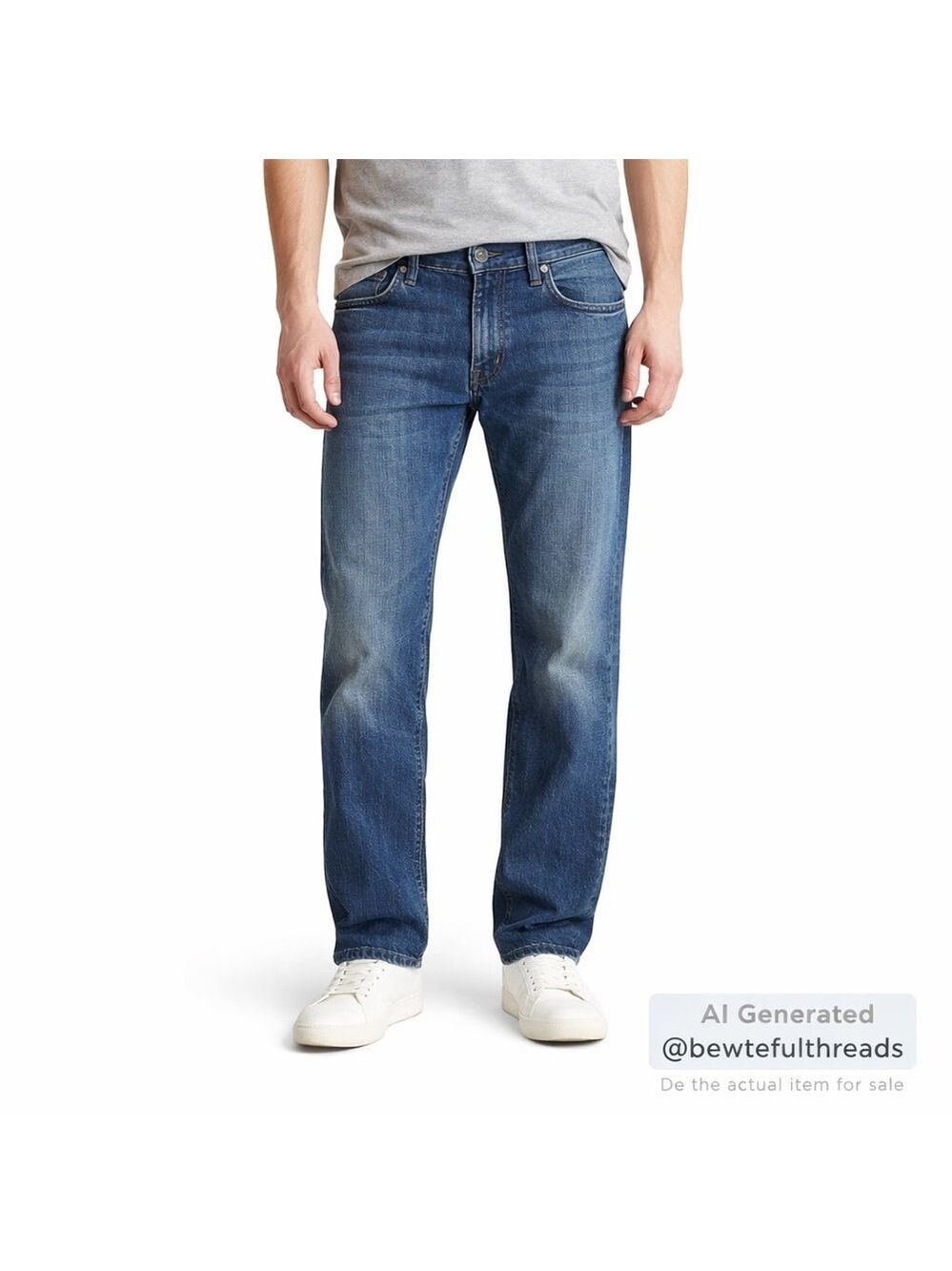 Mavi Zach Straight Leg Jeans – Men’s 32 – Blue Stretch Denim